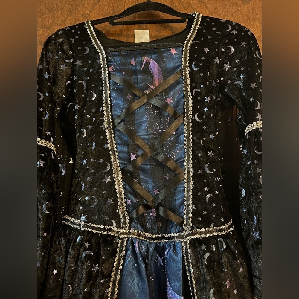 Spirit Kids Wizard Costume - Black and Blue - Picture 4 of 7